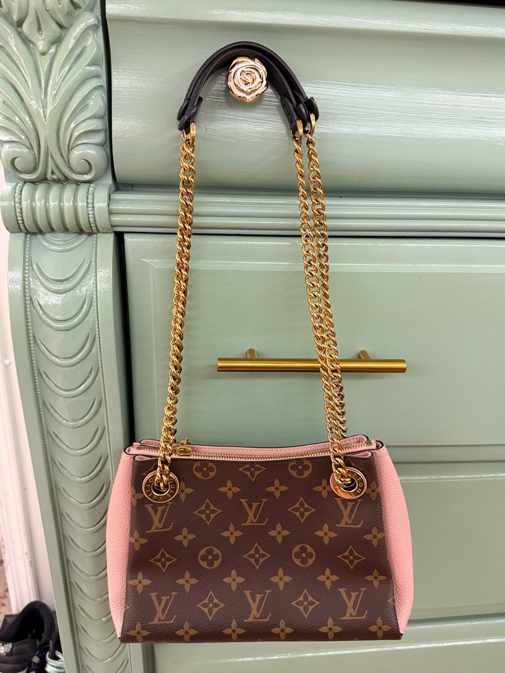 Louis Vuitton Surene BB Monogram pink poudre